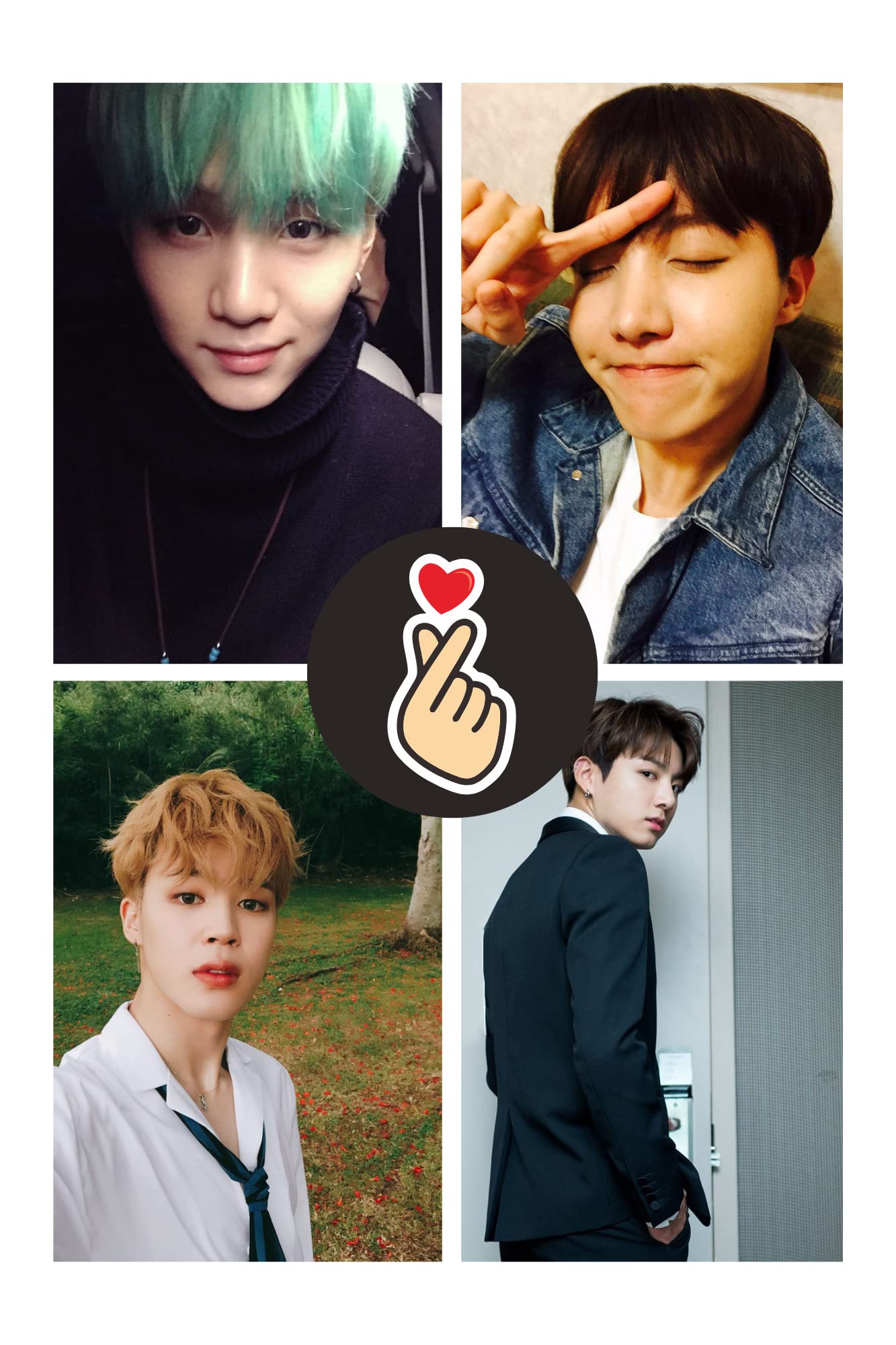 Fusion Cart BTS Lomocards All 7 Member SUGA RM V JUNGKOOK JHOPE